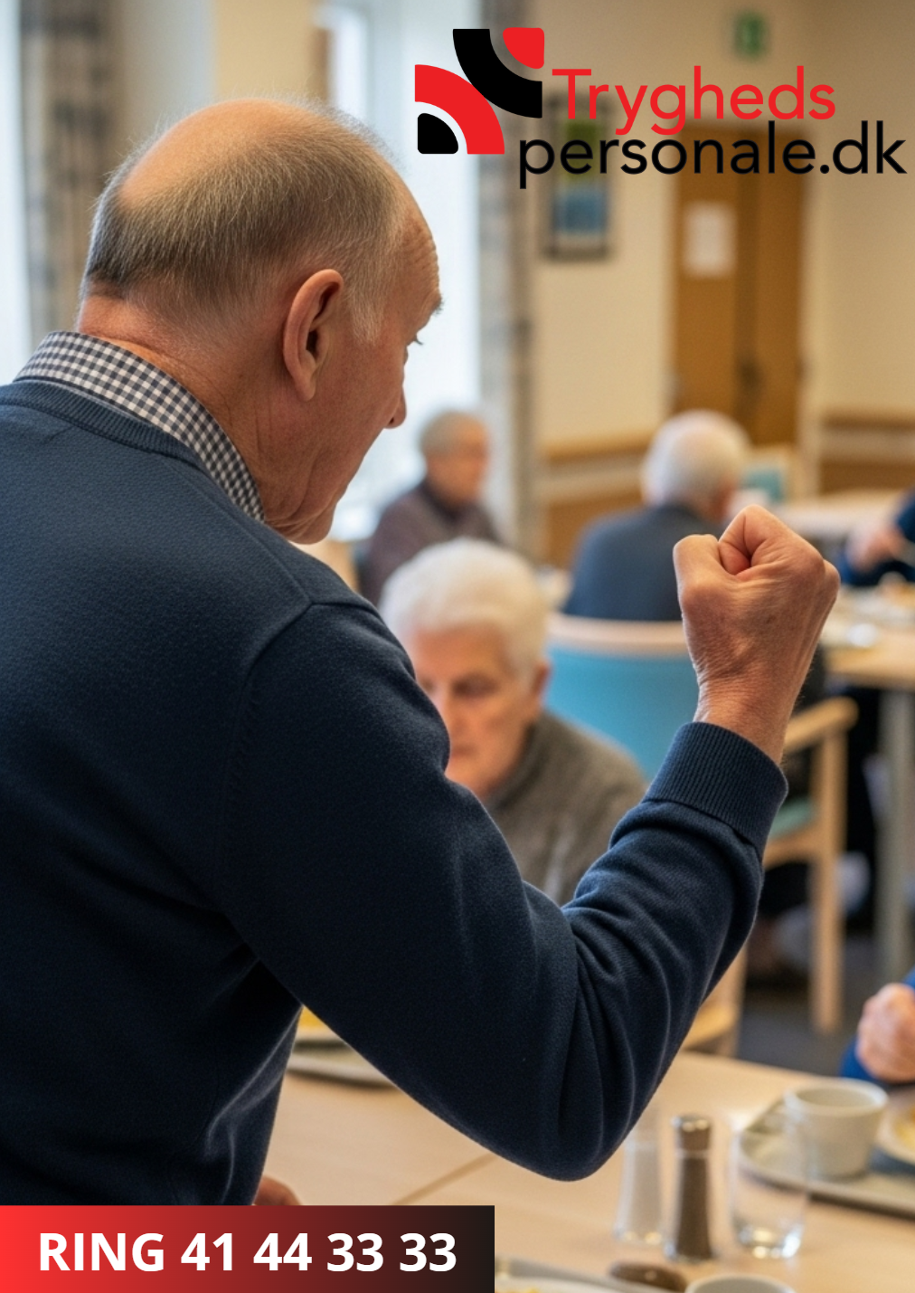 Tryghedspersonale.dk - Når en borger udviser udfordrende adfærd - Ring 41 44 33 33