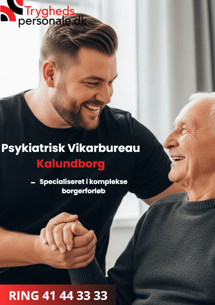 Tryghedsmedarbejder i samtale med borger i Kalundborg